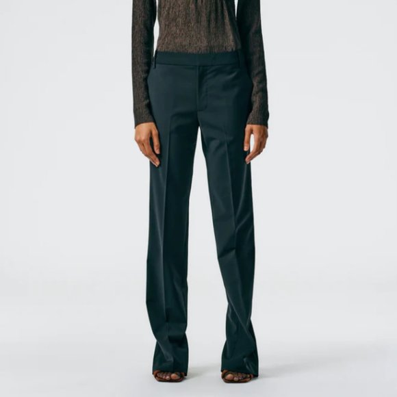 Tibi Tropical Wool Elfie Trouser with Slits - Petite - 4 - Picture 14 of 16
